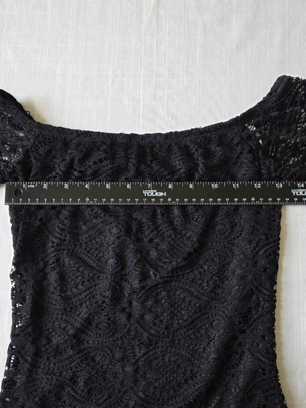 G by Guess Black Lace Off Shoulder Top XS NWT Date Night Y2K - Picture 9 of 9